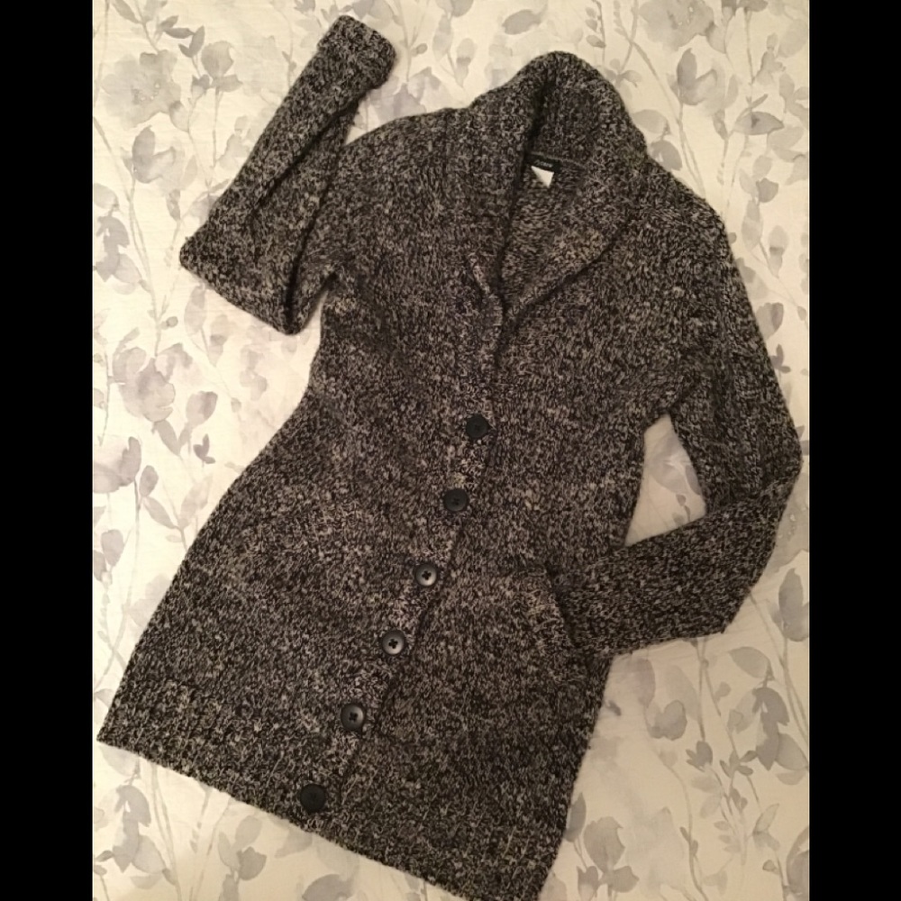 J Crew Long Ragg Wool Cardigan Duster XS